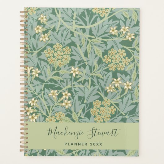 Green Jasmine Floral Pattern 2026 (Devant)