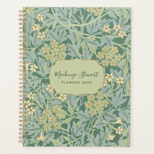 Green Jasmine Floral Pattern 2026 (Devant)