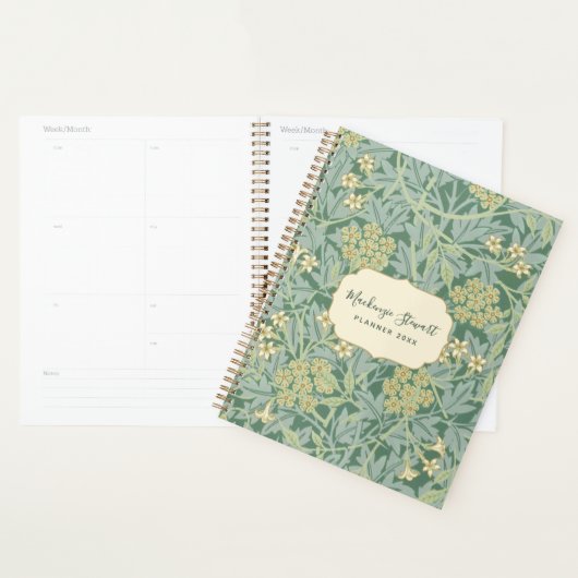 Green Jasmine Floral Pattern 2026 (Devant avec enveloppe)