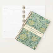 Green Jasmine Floral Pattern 2026 Planner (Display)