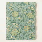 Green Jasmine Floral Pattern 2026 Planner (Achterkant)