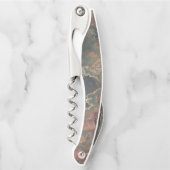 Green Jasper Stone Kijk Kurkentrekker (Voorkant)