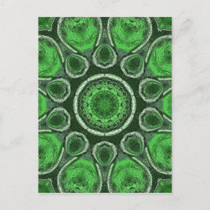 Green Kaleidoscoop Briefkaart