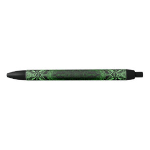 Green Kaleidoscoop Zwarte Inkt Pen