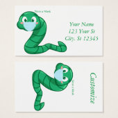 Green Kawaii Worm Thunder_Cove (Devant & derrière)