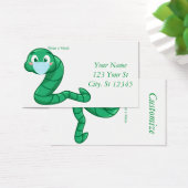 Green Kawaii Worm Thunder_Cove (Bureau)