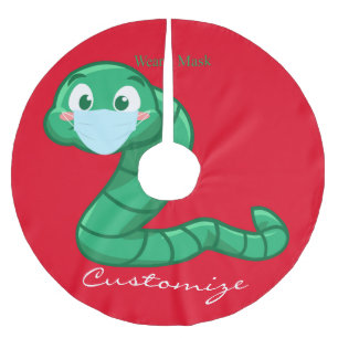 Green Kawaii Worm Thunder_Cove Kerstboom Rok