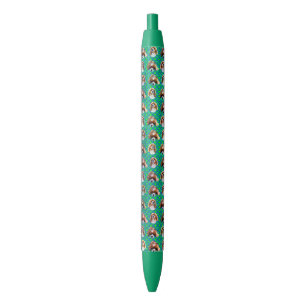 Green King Charles Cavalier Motif espagnol, stylo