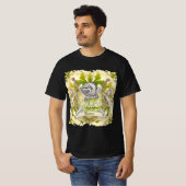 Green Knight Family Crest Achternaam T-shirt (Voorkant volledig)