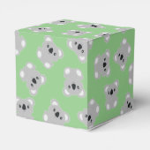 Green Koala Beer Baby shower Bedankdoosjes (Achterkant)