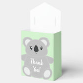 Green Koala Beer Baby shower Bedankdoosjes (Geopend)