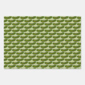 Green Kosher Dill Pickles Pickle Chips Fried Inpakpapier Vel (Voorkant 2)