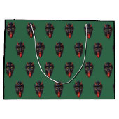 Green Krampus Groot Cadeauzakje (Achterkant)