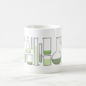 Green Laboratory Glassware Koffiemok (Center)