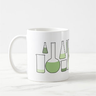 Green Laboratory Glassware Koffiemok