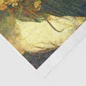 Green Ladies Tissue Paper Tissuepapier (Detail)