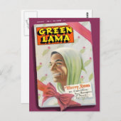 Green Lama 7 Briefkaart (Voorkant / Achterkant)