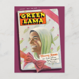 Green Lama 7 Briefkaart