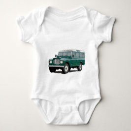 Green Landy Land Rover Classic  Wandeleend Romper