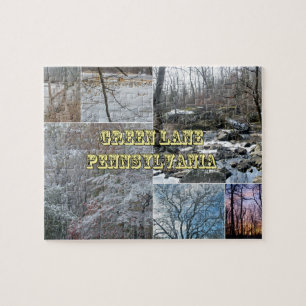 Green Lane Pennsylvania Collage - Winter Legpuzzel