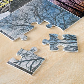 Green Lane Pennsylvania Collage - Winter Legpuzzel (Zijkant)