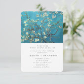 Green Lanscape Vieux faire-part de mariage de pein (Debout devant)