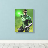 Green Lantern Canvas Afdruk (Insitu (Houten vloer))