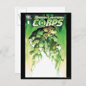 Green Lantern Corps Briefkaart (Voorkant / Achterkant)
