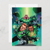 Green Lantern Corps Briefkaart (Voorkant / Achterkant)