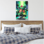 Green Lantern Corps Canvas Afdruk (Insitu (Slaapkamer))