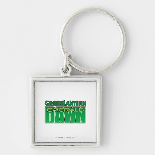 Green Lantern - Emerald Dawn Logo Sleutelhanger (Voorkant)