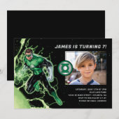 Green Lantern Foto Birthday Kaart (Voorkant / Achterkant)