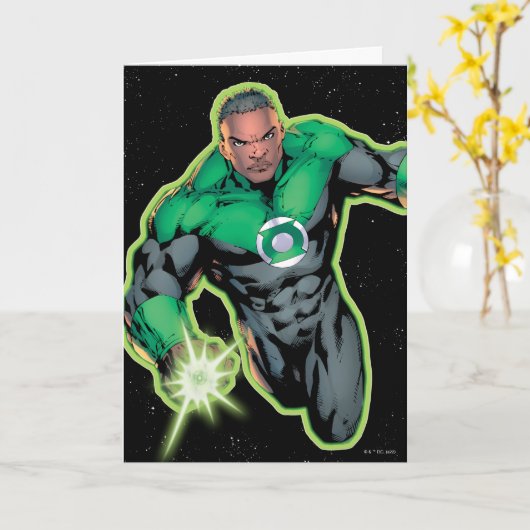 Green Lantern John Stewart Kaart (Gele Bloem)