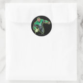 Green Lantern John Stewart Ronde Sticker (Tas)