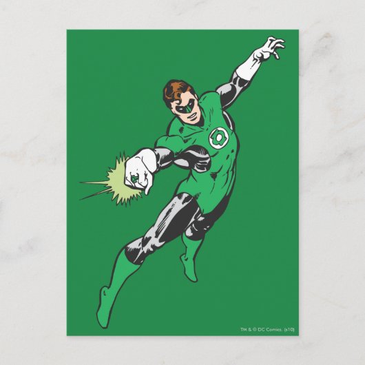 Green Lantern Jump Briefkaart (Voorkant)