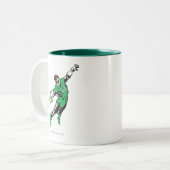 Green Lantern Jump Tweekleurige Koffiemok (Voorkant links)