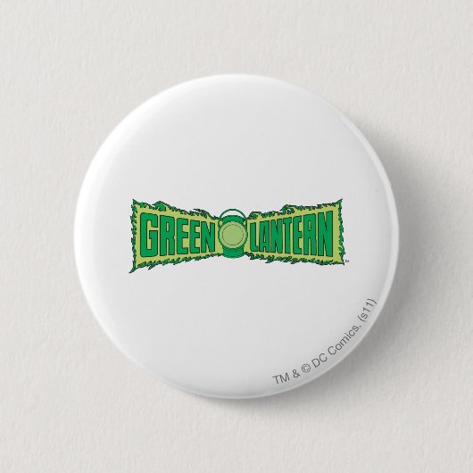 Green Lantern Letters 1 Ronde Button 5,7 Cm (Voorkant)
