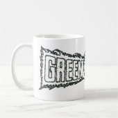 Green Lantern Letters BW Koffiemok (Links)
