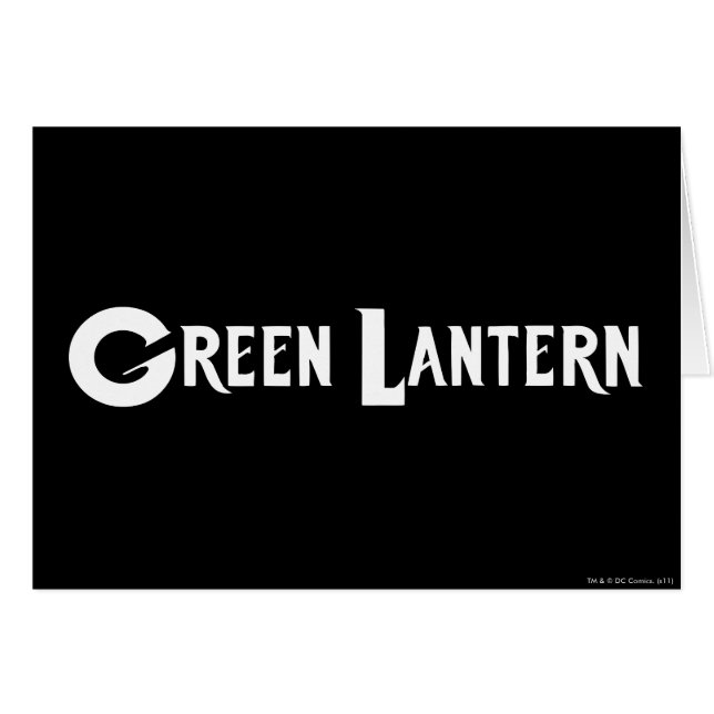 Green Lantern Logo 10 (Voorkant Horizontaal)