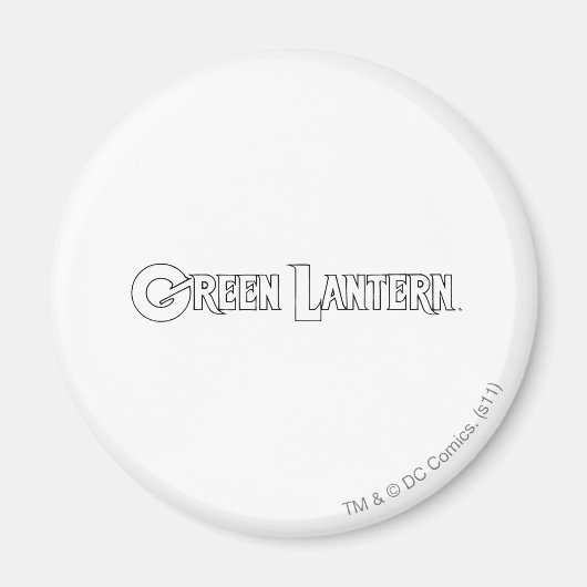 Green Lantern Logo 10 Magneet (Voorkant)