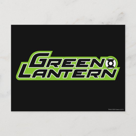 Green Lantern Logo 2 Briefkaart (Voorkant)