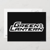 Green Lantern Logo 3 Briefkaart (Voorkant / Achterkant)