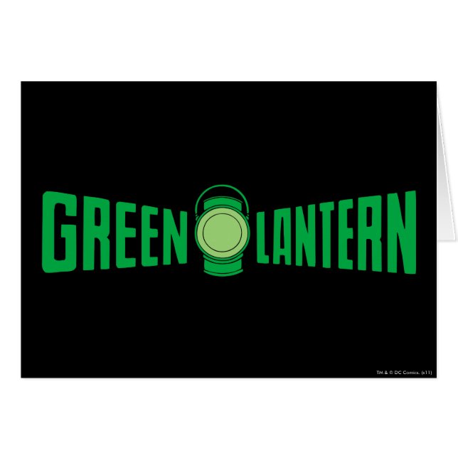 Green Lantern Logo 5 (Voorkant Horizontaal)