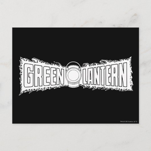 Green Lantern Logo 7 Briefkaart (Voorkant)
