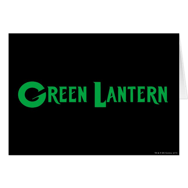 Green Lantern Logo 9 (Voorkant Horizontaal)
