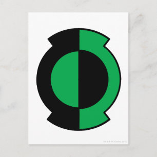 Green Lantern Logo Flipped Briefkaart
