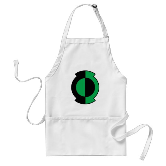 Green Lantern Logo Flipped Standaard Schort (Voorkant)