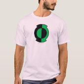 Green Lantern Logo Flipped T-shirt (Voorkant)