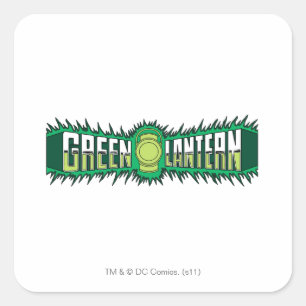 Green Lantern Logo - Groene lammeren Vierkante Sticker