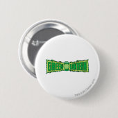 Green Lantern-Logo met Lantern Ronde Button 5,7 Cm (Voorkant /achterkant)